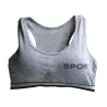 "SPORT" print - cotton fitness padded bra