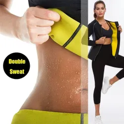 Slimming leggings & top - sauna effect - slimming fitness set