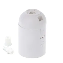 CE approved - E27 - Plastic Lamp - Black - White - 10pcs