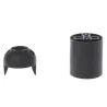 CE approved - E27 - Plastic Lamp - Black - White - 10pcs