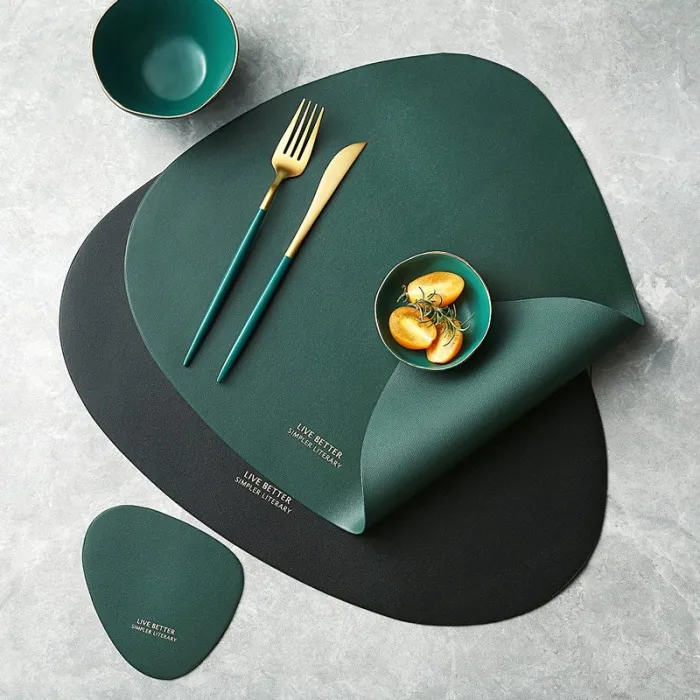 Table mat / coaster - non-slip - heat-insulation - for cutlery / plates / glasses