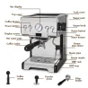 Coffee maker machine - semi-automatic - 15 Bar