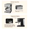 Coffee maker machine - semi-automatic - 15 Bar
