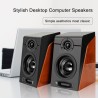 Wood grain speakers - bass stereo - computer speakersSpeakers