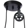 E27 - black vintage lamp - retractable adjustable length