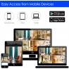 5 MP - 1920P HD - wireless security camera - two way audio - WiFi - support Onvif - waterproofSecurity cameras