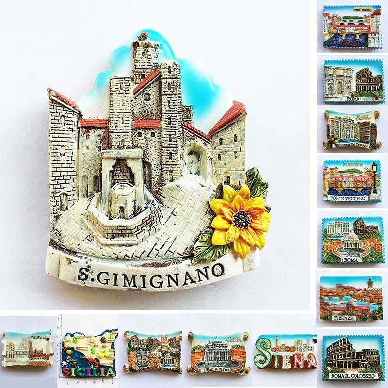 Italy - Rome - Sicily - tourism fridge magnetsFridge magnets