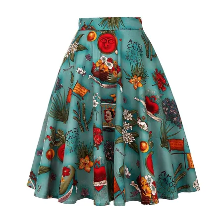Vintage - retro - 50s - tropical floral skirts