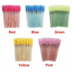50PCS - Eye Makeup Brush - Pink - BlueBrushes