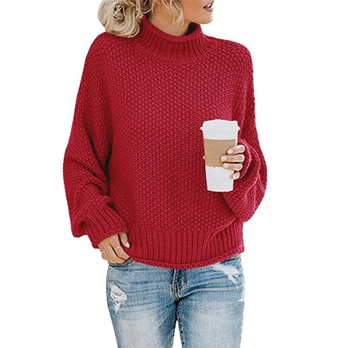 Women Sweaters - Long Sleeve - Knitted