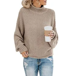 Women Sweaters - Long Sleeve - Knitted