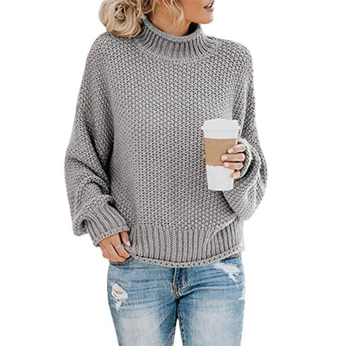 Women Sweaters - Long Sleeve - Knitted