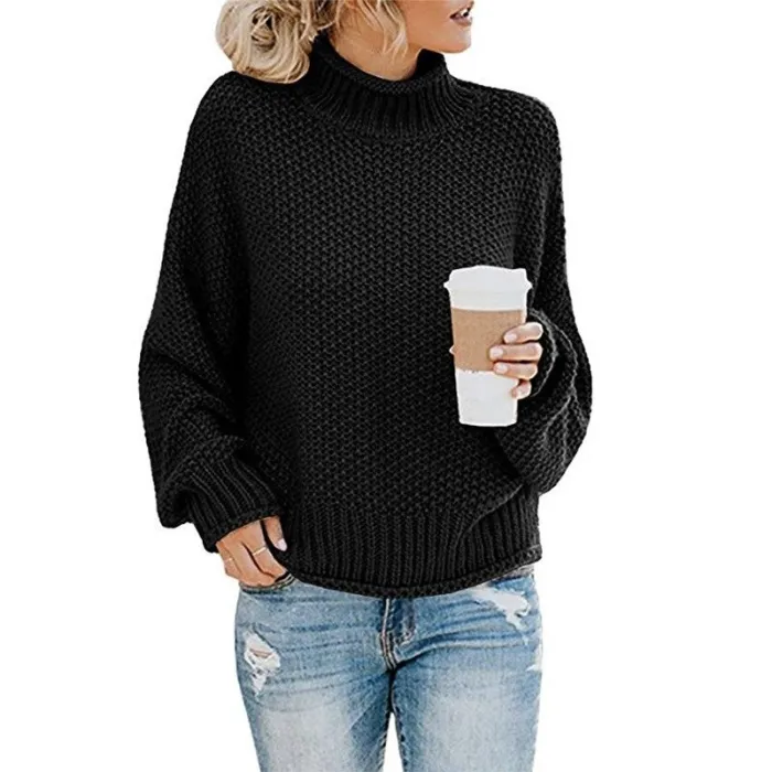 Women Sweaters - Long Sleeve - Knitted