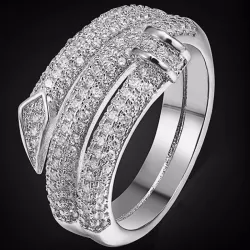 Gold-color bracelet - love bangles