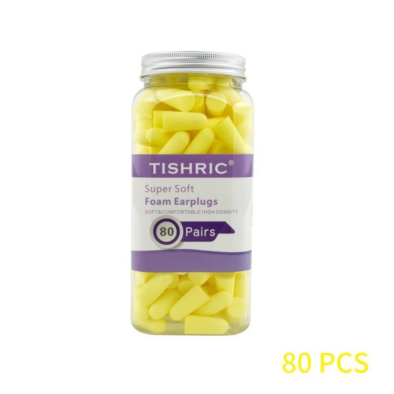 Sponge Ear Plugs - 80 PairsSleeping