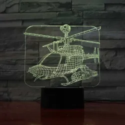Air Plane Lamp - 3D Light - LED - 7 Colors