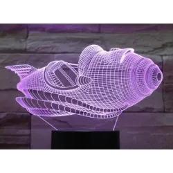 Air Plane Lamp - 3D Light - LED - 7 Colors