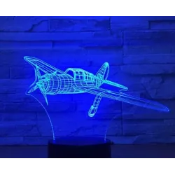 Air Plane Lamp - 3D Light - LED - 7 Colors