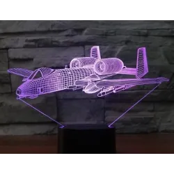 Air Plane Lamp - 3D Light - LED - 7 Colors