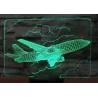 Air Plane Lamp - 3D Light - LED - 7 Colors