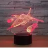 Air Plane Lamp - 3D Light - LED - 7 Colors