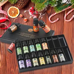 Essential oils for diffuser / humidifier / massage / aromatherapy - 10ml - 16 piecesMassage