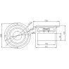 Full Range Monitor Speaker - 2pcs/lot