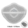 Camouflage - Respirator Face Mask - Silicone - 1pcMouth masks