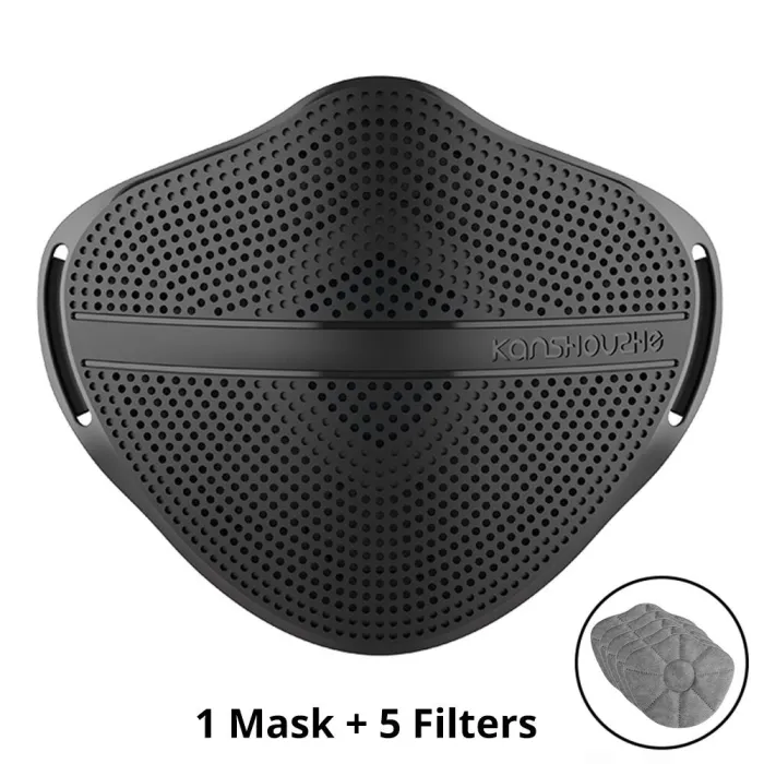 Camouflage - Respirator Face Mask - Silicone - 1pc