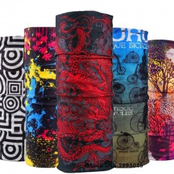 Multifunctional scarf - face / head / neck cover - printed bandanaScarves