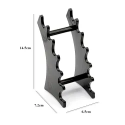 Nail Art - Brush Holder - Black - White