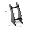 Nail Art - Brush Holder - Black - White