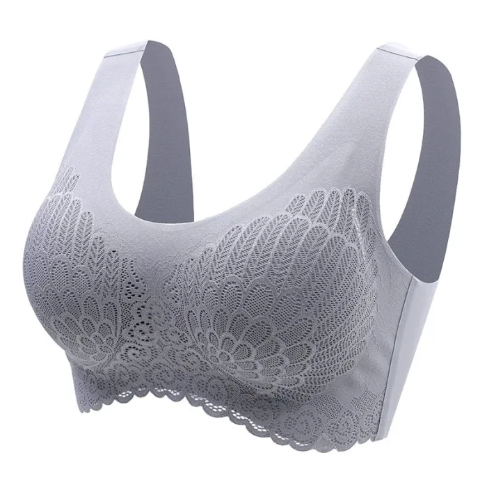 Sexy lace bra - wire-free - push-up - comfortable