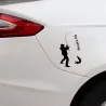 Go Fishing - car sticker - 9.2 * 15.2cm