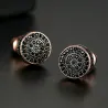 Elegant - small round crystal stud earringsEarrings