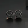 Elegant - small round crystal stud earringsEarrings