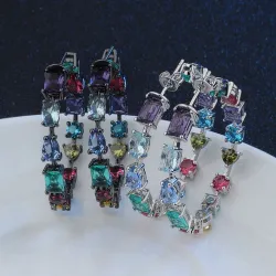 Cubic zirconia hoop earringsEarrings