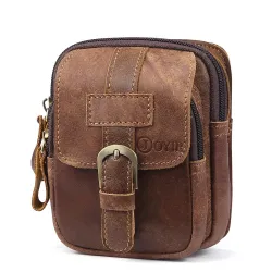 Mini waist bag - genuine leather