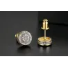 Elegant - small round crystal stud earringsEarrings