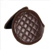 Leather & plush - earmuffs - foldable