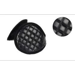 Leather & plush - earmuffs - foldable