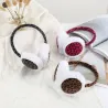 Leopard print plush earmuffs