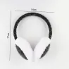Leopard print plush earmuffs