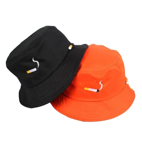 Cigarette & letters - hat - bucket cap - unisex