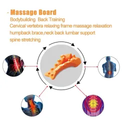 Shoulder / spine / neck massager - resin board