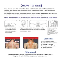 Shoulder / spine / neck massager - resin board
