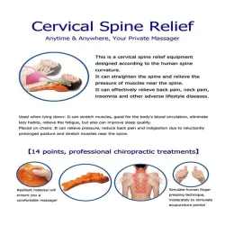 Shoulder / spine / neck massager - resin board