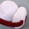 Leopard print plush earmuffs