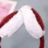 Leopard print plush earmuffs
