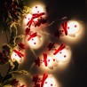 String with snowmans - LED Christmas tree decorative lightsChristmas